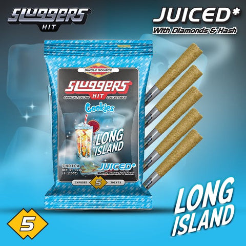 Sluggers 5-Pack 3.5g - Long Island Juiced w/ Diamonds & Hash