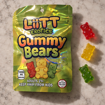 1000mg LiiTT Exotics Gummy Bears