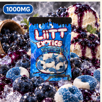 1000mg LiiTT Exotics Blueberry Medicated