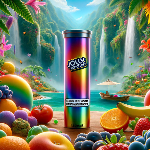 1.5g Rainbow Jolly Ranchers Liquid Diamond Infused Pre-roll