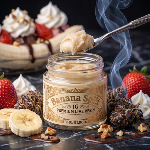1g Premium Live Resin – Banana Split