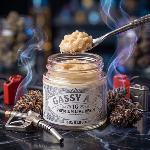 1g Premium Live Resin – Gassy A.F.