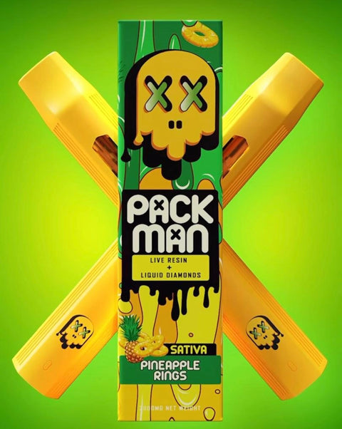 2g Packman - Pineapple Rings Live Resin Disposable