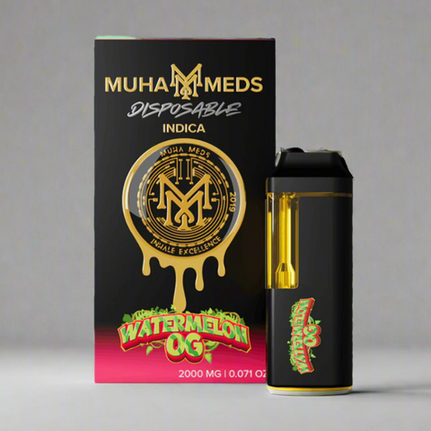 🔥2g Muha Meds – Watermelon OG Live Resin Disposable