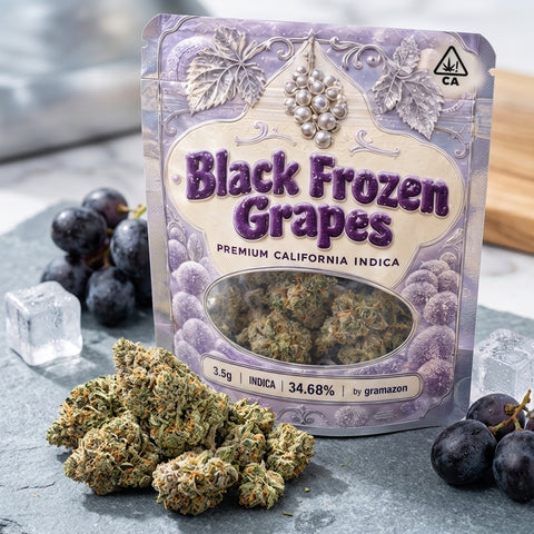 3.5g 🍇 Black Frozen Grapes