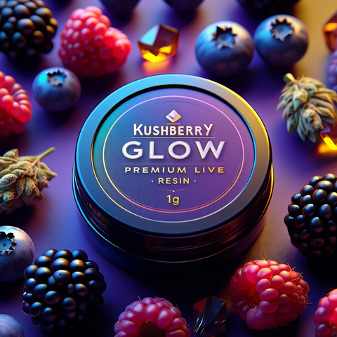 1g Premium Live Resin – Kushberry Glow