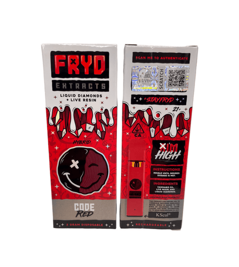 2g FRYD - Code Red Live Resin Disposable
