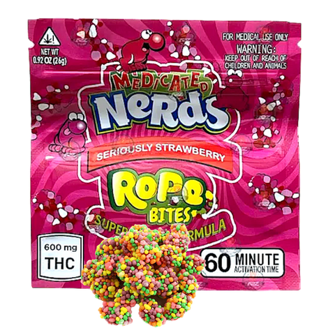 600mg Nerd Rope Gummy Bites $3 per 100mg