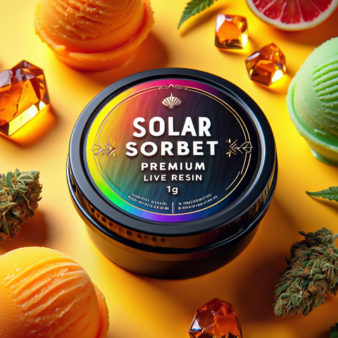 1g Premium Live Resin – Solar Sorbet