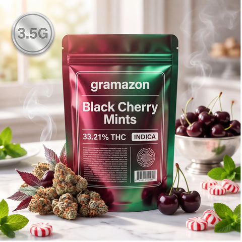 black cherry mints 35g