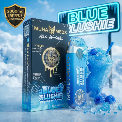 🔥2g Muha Meds – Blue Slushie Live Resin Disposable