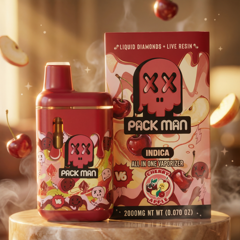🔥2g Packman - Cherry Apple Live Resin Disposable