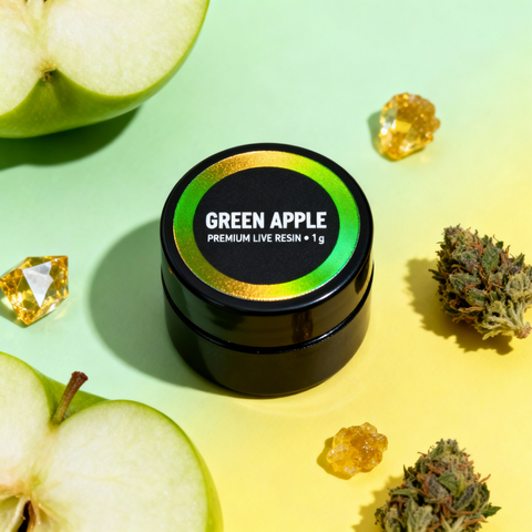 1g Premium Live Resin – GREEN APPLE
