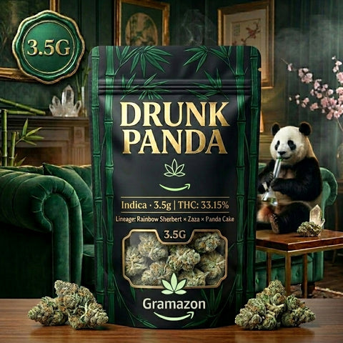 Drunk Panda 3.5g premium indica flower