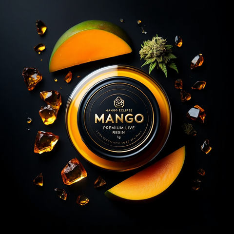 1g Premium Live Resin – Mango Eclipse