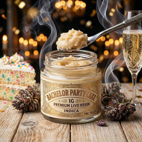 1g Premium Live Resin – Bachelor Party Cake
