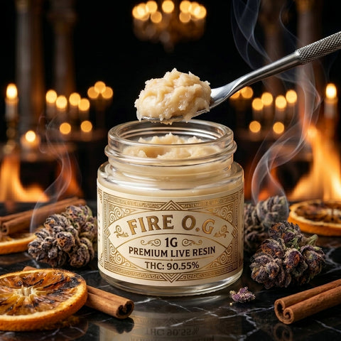 1g Premium Live Resin – Fire O.G