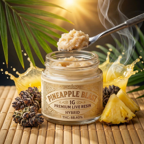 1g Premium Live Resin – Pineapple Blast