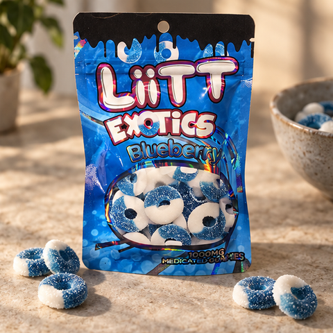 LiiTT Exotics Blueberry 1000mg package