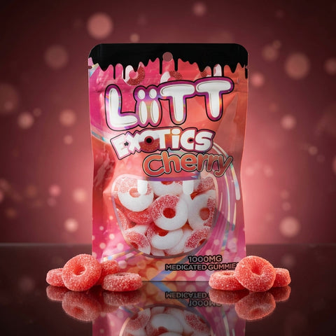 LiiTT Exotics Cherry 1000mg package