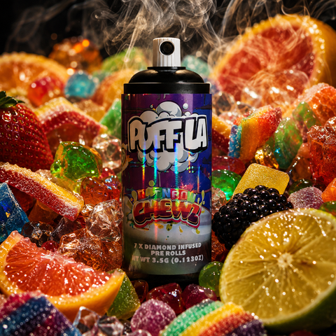 7-Pack Puff - Rainbow Chewz Liquid Diamond & Bubble Hash Infused