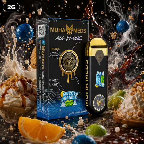 🔥2g Muha Meds – Sweet Dreams OG Live Resin Disposable