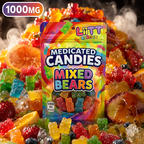 1000mg LiiTT Exotics - Medicated Candies Mixed Bears