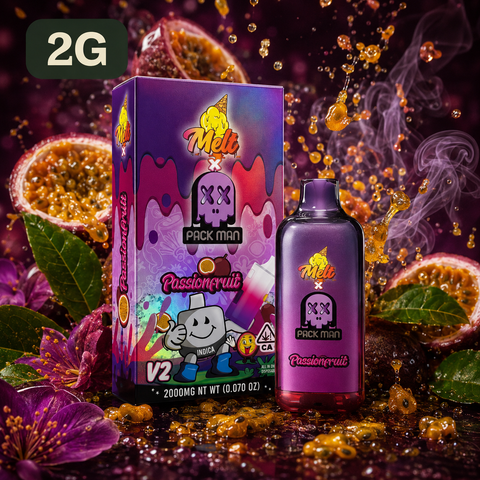 2g Melt x Pack Man - Passionfruit Live Resin Sugar Liquid Diamonds