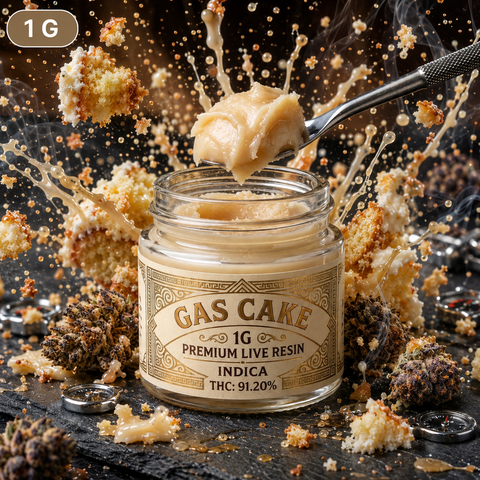 1g Premium Live Resin – Gas Cake