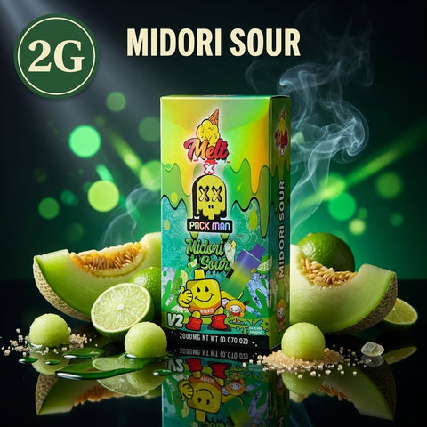 2g Melt x Pack Man - Midori Sour Live Resin Sugar Liquid Diamonds