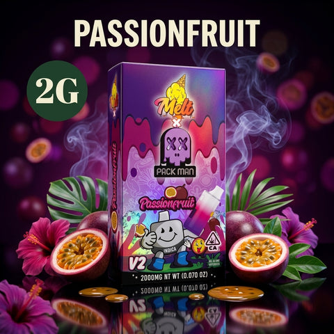 2g Melt x Pack Man - Passionfruit Live Resin Sugar Liquid Diamonds