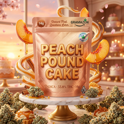 14g Peach Pound Cake