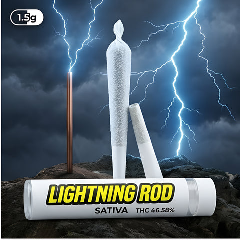 1.5g THCA Lightning Rod - Sativa Preroll