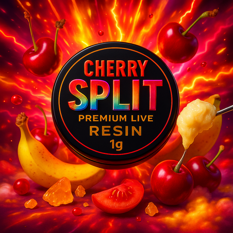 1g Premium Live Resin – Cherry Split