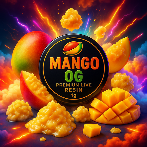 1g Premium Live Resin – Mango OG