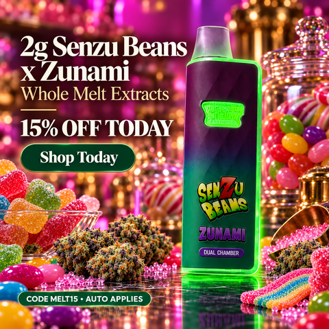 2g Senzu Beans x Zunami Whole Melt Extracts candy promo