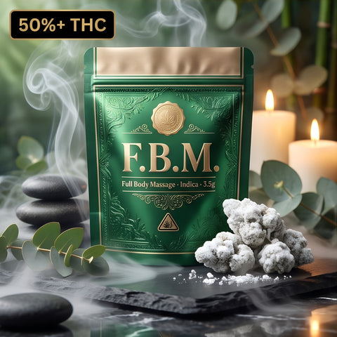 3.5g ❄️ F.B.M. Full Body Massage - Snowcapped Indica