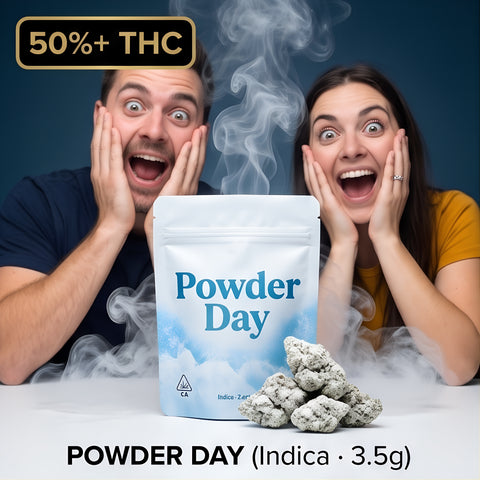 3.5g ❄️ Powder Day - Snowcapped Indica
