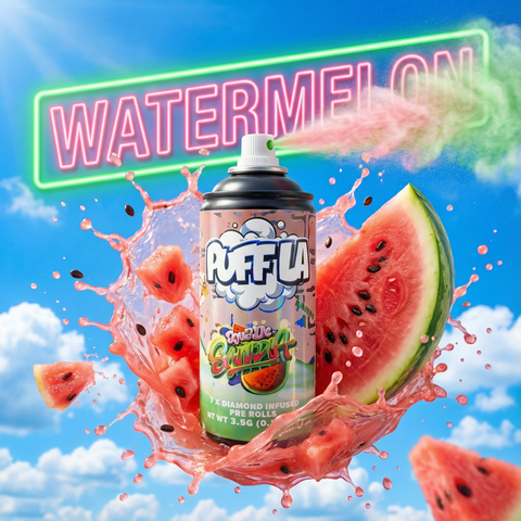 7-Pack Puff - Watermelon (Agua de Sandía) Liquid Diamond & Kief Infused